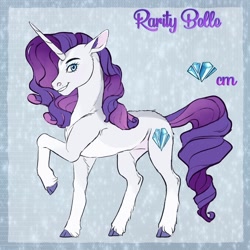 Size: 1440x1440 | Tagged: safe, artist:jadejellie, imported from derpibooru, rarity, pony, unicorn, solo