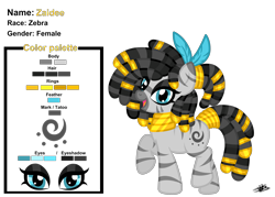 Size: 2763x1981 | Tagged: safe, artist:princessmoonsilver, imported from derpibooru, oc, oc:zaidee, pony, zebra, base used, reference sheet, simple background, solo, transparent background, zebra oc