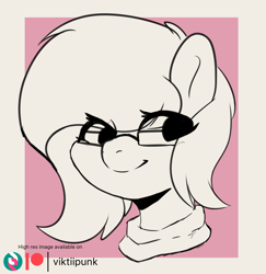 Size: 3400x3500 | Tagged: safe, artist:viktiipunk, imported from derpibooru, oc, pegasus, pony, clothes, female, glasses, mare, solo, sweater