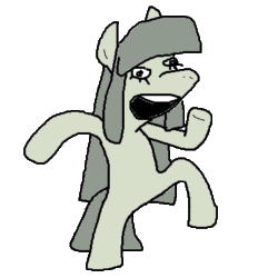 Size: 380x380 | Tagged: safe, artist:pantsuholocaust, imported from derpibooru, oc, oc only, oc:crystal lake, earth pony, pony, animated, gif, simple background, solo, transparent background