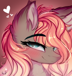 Size: 2500x2640 | Tagged: safe, artist:2pandita, imported from derpibooru, oc, pony, bust, female, mare, portrait, solo