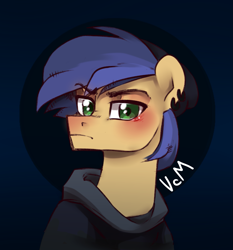 Size: 1809x1944 | Tagged: safe, artist:violet, imported from derpibooru, oc, earth pony, piercing, simple background