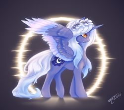 Size: 1800x1600 | Tagged: safe, artist:nexel-arts, imported from derpibooru, alicorn, pony, female, flower, flower in hair, mare, solo