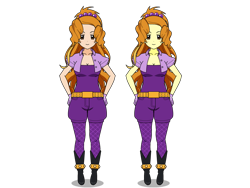 Size: 800x600 | Tagged: safe, artist:kawaiibritt119, imported from derpibooru, adagio dazzle, human, equestria girls, belt, boots, clothes, hand on hip, humanized, jacket, kisekae, pants, shirt, shoes, simple background, solo, transparent background