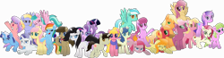 Size: 26361x6845 | Tagged: safe, alternate version, artist:agrol, artist:forgalorga, artist:lincolnbrewsterfan, imported from derpibooru, amethyst star, applejack, berry punch, berryshine, big macintosh, bon bon, carrot top, cheerilee, cherry berry, cloud kicker, daisy, dizzy twister, doctor whooves, flower wishes, fluttershy, golden harvest, lily, lily valley, lyra heartstrings, minuette, orange swirl, pinkie pie, princess celestia, princess luna, rainbow dash, rarity, roseluck, skyra, sparkler, starlight glimmer, sweetie drops, time turner, twilight sparkle, oc, oc:forga, oc:interrobang, oc:truvi, alicorn, earth pony, pegasus, pony, unicorn, 2 4 6 greaaat, hurricane fluttershy, my little pony: the movie, rainbow roadtrip, the cutie map, the super speedy cider squeezy 6000, to where and back again, .svg available, :c, :d, >:), >:d, absurd resolution, alternate cutie mark, alternate hairstyle, alternative cutie mark placement, amber eyes, bag, bedroom eyes, berrybetes, bipedal, black mane, black tail, blonde mane, blonde tail, blue eyes, bowtie, braid, braided ponytail, brown mane, brown tail, camera, carrying, change your reality, cheeribetes, clock, clothes, cloud, coin, collage, colored pupils, colored wings, constellation, curly mane, curly tail, cute, cyan eyes, determination, determined, determined face, determined look, determined smile, diamond, doctorbetes, draw me like one of your french girls, earth pony oc, earth pony rainbow dash, exclamation point, eyeshadow, face down ass up, fake cutie mark, fan animation, fanart, female, flirting, flower, flower flight, flower in hair, folded wings, food, freckles, frown, fuchsia eyes, gesture, gradient eyes, gradient hooves, gradient mane, gradient tail, gradient wings, grapes, green eyes, green mane, green tail, hair, hair bun, hair over one eye, hair tie, happy, harness, harp, heart, hoof around neck, hoof heart, hoof on head, horn, hug, interrobang, interrobetes, irrational exuberance, lidded eyes, lightning, loose hair, lying, lying down, lying on top of someone, macareina, magenta eyes, makeup, male, mane, mane down, mane six, mane swap, mare, movie accurate, multicolored hair, multicolored mane, multicolored tail, musical instrument, ocbetes, one eye closed, open mouth, open smile, orange mane, orange tail, paper, pineapple, pink eyes, pink mane, pink tail, pinkamena diane pie, plushie, pointing, ponies riding ponies, ponies sitting next to each other, ponies standing next to each other, ponytail, prone, purple eyes, purple mane, purple tail, question mark, quill, race swap, rainbow, rainbow hair, rainbow tail, raised hoof, riding, riding a pony, role reversal, rose, rule 63, sad face, saddle bag, scarf, scroll, self paradox, self ponidox, simple background, slash, smiling, species swap, spread arms, spread hooves, spread wings, stallion, standing, standing on one leg, straight hair, straight mane, striped mane, striped tail, sultry pose, svg, tack, tail, transparent background, twilight sparkle (alicorn), two toned mane, two toned tail, unicorn bon bon, unshorn fetlocks, vector, wall of tags, wasted, watch, wing hands, wing hold, wings, wink, yellow mane, yellow tail
