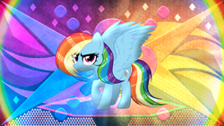 Size: 3840x2160 | Tagged: safe, artist:existencecosmos188, artist:laszlvfx, edit, imported from derpibooru, rainbow dash, pegasus, pony, solo, wallpaper, wallpaper edit