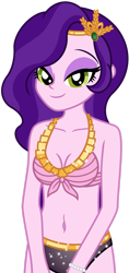 Size: 1024x2176 | Tagged: safe, artist:emeraldblast63, imported from derpibooru, pipp petals, human, equestria girls, bare shoulders, belly button, bikini, breasts, cleavage, clothes, equestria girls-ified, female, g5, g5 to equestria girls, generation leap, human pipp petals, looking at you, simple background, sleeveless, smiling, smiling at you, solo, stupid sexy pipp petals, swimsuit, transparent background