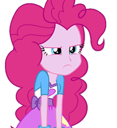 Size: 933x1024 | Tagged: safe, artist:fireluigi29, edit, edited screencap, imported from derpibooru, screencap, pinkie pie, human, equestria girls, angry, background removed, female, not a vector, simple background, solo, transparent background