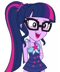 Size: 1280x1539 | Tagged: safe, artist:loneboy48, edit, edited screencap, imported from derpibooru, screencap, sci-twi, twilight sparkle, equestria girls, equestria girls series, forgotten friendship, friendship math, background removed, clothes, female, not a vector, one-piece swimsuit, open mouth, sci-twi swimsuit, simple background, solo, swimsuit, transparent background