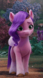 Size: 320x570 | Tagged: safe, imported from derpibooru, screencap, pipp petals, pegasus, pony, spoiler:my little pony: a new generation, adorapipp, animated, cropped, cute, female, g5, gif, mare, my little pony: a new generation, sad, solo