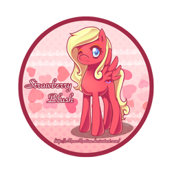 Size: 1500x1500 | Tagged: safe, artist:churobu, imported from derpibooru, oc, oc only, pegasus, pony, one eye closed, pegasus oc, simple background, solo, transparent background, wings, wink