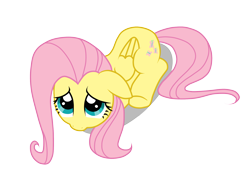 Size: 2000x1400 | Tagged: safe, artist:churobu, imported from derpibooru, fluttershy, pegasus, pony, cute, female, floppy ears, mare, shy, shyabetes, simple background, solo, transparent background, wings