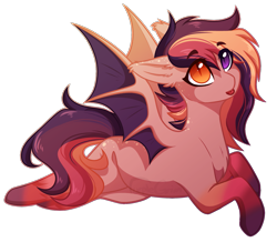 Size: 1403x1224 | Tagged: safe, artist:purplegrim40, imported from derpibooru, oc, oc only, bat pony, pony, :p, bat pony oc, bat wings, ear fluff, female, mare, simple background, solo, tongue out, transparent background, wings