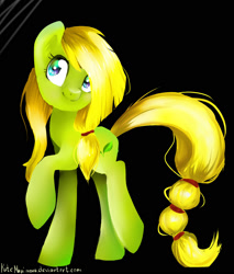 Size: 1700x2000 | Tagged: safe, artist:katemaximova, imported from derpibooru, oc, oc only, earth pony, pony, black background, raised hoof, simple background, solo