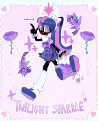 Size: 837x1024 | Tagged: safe, artist:starrysharks, editor:anonymous, twilight sparkle, equestria girls, blackface