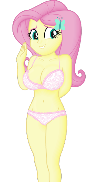 2878836 suggestive fluttershy female solo clothes simple