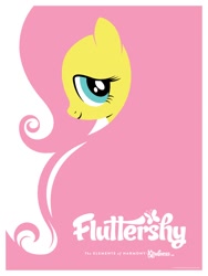 Size: 960x1280 | Tagged: safe, alternate version, artist:michael de pippo, imported from derpibooru, part of a set, fluttershy, pegasus, pony, bust, comic con, female, mare, official, portrait, poster, solo