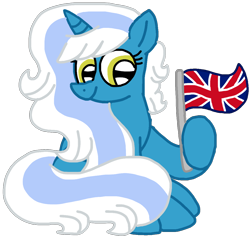 Size: 1130x1080 | Tagged: safe, artist:amity-hsu, imported from derpibooru, oc, oc:fleurbelle, alicorn, alicorn oc, british, female, flag, horn, mare, simple background, transparent background, wings, yellow eyes