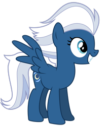 Size: 2241x2676 | Tagged: safe, artist:alicornoverlord, imported from derpibooru, night glider, pegasus, pony, .ai available, .svg available, cyan eyes, female, high res, mane, mare, simple background, smiling, solo, spread wings, tail, transparent background, vector, wings