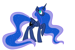 Size: 1080x720 | Tagged: safe, artist:alicornoverlord, imported from derpibooru, princess luna, alicorn, pony, female, mare, raised hoof, simple background, solo, transparent background