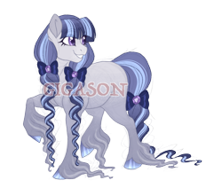 Size: 2480x2104 | Tagged: safe, artist:gigason, imported from derpibooru, oc, oc:ringing rock pie, earth pony, pony, female, magical lesbian spawn, mare, obtrusive watermark, offspring, parent:coloratura, parent:marble pie, simple background, solo, transparent background, unshorn fetlocks, watermark