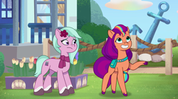 Size: 3500x1954 | Tagged: safe, imported from derpibooru, screencap, sunny starscout, earth pony, pony, spoiler:g5, spoiler:my little pony: tell your tale, spoiler:tyts01e16, dahlia, g5, my little pony: tell your tale, neighfever