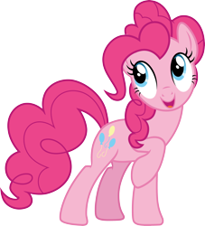 Size: 3000x3303 | Tagged: safe, artist:cloudy glow, imported from derpibooru, pinkie pie, pony, the cutie map, .ai available, cute, diapinkes, simple background, solo, transparent background, vector