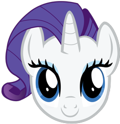 Size: 2824x2934 | Tagged: artist needed, safe, edit, imported from derpibooru, screencap, rarity, pony, unicorn, blue eyes, female, head, head only, mare, simple background, solo, transparent background, vector