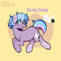 Size: 2000x2000 | Tagged: safe, artist:seasemissary, imported from derpibooru, oc, oc:dusty daze, earth pony, pony, female, magical lesbian spawn, mare, offspring, parent:coloratura, parent:radiant hope, solo