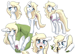 Size: 1827x1318 | Tagged: safe, artist:anonymous, oc, oc only, oc:anon, oc:aryanne, earth pony, human, pony, female, fork, looking at you, looking back, looking back at you, mare, nazi, swastika