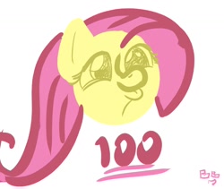 Size: 1280x1080 | Tagged: safe, artist:boxybrown, fluttershy, pegasus, pony, boxybrown, colored, emoji, female, mare, ponified, ponified emoji, simple background, solo, white background