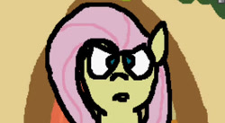 Size: 489x267 | Tagged: safe, artist:pokehidden, imported from derpibooru, fluttershy, pegasus, pony, banned from equestria daily, angry, cottage, female, flutterrage, fluttershy is not amused, fluttershy's cottage, frown, game screencap, mare, unamused, youtube link