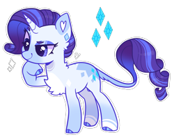 Size: 2094x1656 | Tagged: safe, artist:moccabliss, imported from derpibooru, rarity, classical unicorn, pony, unicorn, alternate design, base used, cloven hooves, leonine tail, simple background, solo, transgender, transparent background, unshorn fetlocks