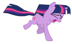 Size: 1280x787 | Tagged: safe, artist:benpictures1, imported from derpibooru, twilight sparkle, pony, unicorn, spike at your service, cute, eyes closed, female, inkscape, mare, open mouth, running, scared, screaming, simple background, solo, transparent background, twiabetes, unicorn twilight, vector