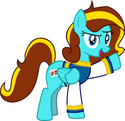 Size: 2495x2403 | Tagged: safe, artist:skyheartpegasister, imported from derpibooru, oc, oc only, oc:ilovekimpossiblealot, pegasus, pony, high res, let's go and meet john de lancie, pegasus oc, simple background, solo, tail, transparent background, two toned mane, two toned tail, vector