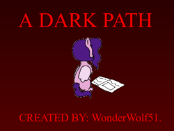 Size: 960x720 | Tagged: safe, edit, editor:wonderwolf51, imported from derpibooru, pipp petals, pegasus, pony, series:a dark path, cover, cover art, covering, g5, pippamena