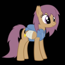 Size: 1280x1280 | Tagged: safe, artist:bronydanceparty, imported from derpibooru, scootaloo, oc, oc:absentia, pegasus, pony, fanfic:pegasus device, bandage, black background, clothes, desaturated, female, hoodie, mare, older, older scootaloo, simple background, solo, wings