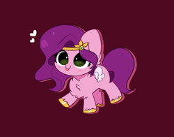 Size: 4488x3519 | Tagged: safe, artist:kittyrosie, imported from derpibooru, pipp petals, pegasus, pony, :p, adorapipp, chest fluff, chibi, cute, ear fluff, g5, pipp is short, solo, tongue out, unshorn fetlocks