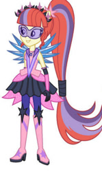 Size: 491x824 | Tagged: safe, artist:sarahalen, imported from derpibooru, moondancer, human, equestria girls, alternate universe, boots, clothes swap, crystal guardian, crystal wings, equestria girls-ified, high heel boots, shoes, simple background, solo, vector, white background, wings