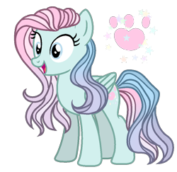 Size: 876x852 | Tagged: safe, artist:dayspring-dawnyt, imported from derpibooru, oc, pegasus, pony, base used, female, magical lesbian spawn, mare, offspring, parent:fluttershy, parent:trixie, parents:trixieshy, simple background, solo, transparent background