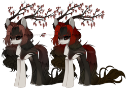 Size: 1280x889 | Tagged: safe, artist:dammmnation, imported from derpibooru, oc, oc only, pony, duo, simple background, transparent background