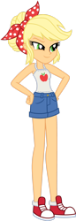 Size: 1024x2964 | Tagged: safe, artist:emeraldblast63, imported from derpibooru, applejack, equestria girls, equestria girls series, street chic, spoiler:eqg series (season 2), female, simple background, solo, transparent background