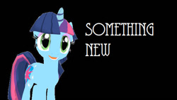 Size: 640x360 | Tagged: safe, artist:mmddashie, imported from derpibooru, twilight sparkle, pony, unicorn, 3d, mmd, solo, wrong coat color, wrong color, wrong eye color