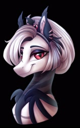 Size: 1012x1600 | Tagged: safe, artist:alissa1010, imported from derpibooru, oc, oc only, oc:nightlight snow, bat pony, female, solo