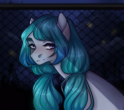 Size: 2430x2160 | Tagged: safe, artist:maslo<3, imported from derpibooru, oc, oc only, earth pony, pony, bust, indoors, looking at you, night, portrait, sitting, solo, window