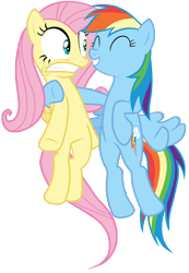 Size: 7000x10100 | Tagged: safe, artist:tardifice, imported from derpibooru, fluttershy, rainbow dash, pony, magic duel, absurd resolution, simple background, transparent background, vector