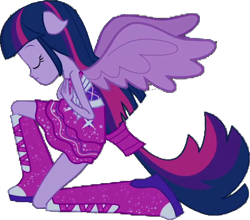 Size: 448x394 | Tagged: safe, artist:pascalmulokozi2, edit, edited screencap, imported from derpibooru, screencap, twilight sparkle, human, equestria girls, equestria girls (movie), background removed, bare shoulders, simple background, sleeveless, solo, strapless, transparent background, twilight sparkle (alicorn)