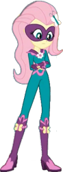 Size: 160x435 | Tagged: safe, artist:pascalmulokozi2, edit, edited screencap, imported from derpibooru, screencap, fluttershy, saddle rager, human, equestria girls, movie magic, spoiler:eqg specials, background removed, clothes, costume, female, power ponies, simple background, solo, transparent background