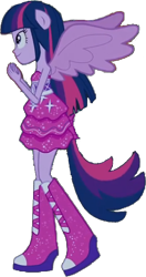 Size: 316x600 | Tagged: safe, artist:pascalmulokozi2, edit, edited screencap, imported from derpibooru, screencap, twilight sparkle, human, equestria girls, equestria girls (movie), background removed, bare shoulders, ponied up, simple background, sleeveless, solo, strapless, transparent background, twilight sparkle (alicorn)