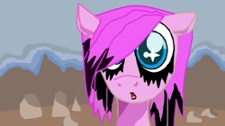 Size: 819x460 | Tagged: safe, artist:starburstrainbows, imported from derpibooru, oc, oc only, earth pony, pony, emo, goth, gothic, male, sparkles, stallion, story included